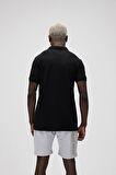 Stark Siyah Polo Yaka Erkek T-Shirt