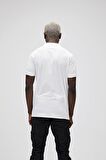 Stark Off-White Beyaz Polo Yaka Erkek T-Shirt