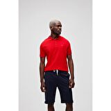 Stark Crimson Red Kırmızı Polo Yaka Erkek T-Shirt