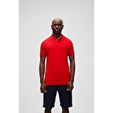 Stark Crimson Red Kırmızı Polo Yaka Erkek T-Shirt