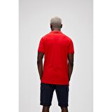 Stark Crimson Red Kırmızı Polo Yaka Erkek T-Shirt