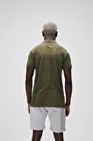 Stark Haki Yeşil Polo Yaka Erkek T-Shirt