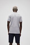 Stark Duman Gri Polo Yaka Erkek T-Shirt