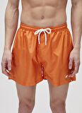 Jacksonville KS Deniz Şortu Turuncu King Size Erkek Şort Mayo