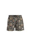 Bad Bear Erkek Haki Şort Skullex Swımshort