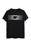 Fancy T-Shirt Siyah 3D Baskılı Erkek Tişört