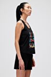 Bad Bear Kadın Siyah Atlet Sea Sand Sun Tank -Top