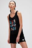 Bad Bear Kadın Siyah Atlet Sea Sand Sun Tank -Top