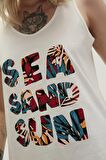 Bad Bear Kadın Kırık Beyaz Atlet Sea Sand Sun Tank
