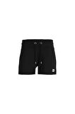 Serena SweatShorts Siyah Kadın Şort