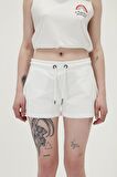 Sierra SweatShorts Off-White Beyaz Kadın Şort