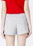 Sierra SweatShorts Gri Melanj Kadın Şort