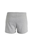 Sierra SweatShorts Gri Melanj Kadın Şort