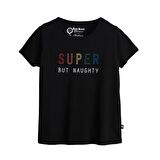 Bad Bear Kadın Siyah Tişört Super Tee