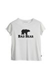 Logo Tee T-Shirt Off-White Beyaz Baskılı Kadın Tişört