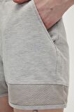 Bad Bear Kadın Gri Melanj Şort Parıs Sweatshort