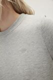 Lily Dress Gri Melanj Kadın Elbise T-Shirt