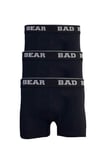 Basic 3 Pack Siyah 3'lü Erkek Boxer Set