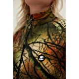 Bad Bear 21.04.21.001_Equinox Full  Dik Yaka  Normal Kalıp Baskılı Haki Kadın Polar Sweatshirt