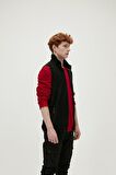 Burner Vest Siyah Erkek Polar Yelek