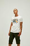 Bad Bear Erkek Kırık Beyaz Tişört Adventure T-Shırt