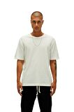 Liber Oversize T-Shirt Koyu Gri Basic Erkek Tişört 