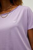 Nidra T-Shirt Lavanta Mor Basic Kadın Tişört