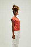 Mudra T-Shirt Ginger Tarçın Basic Kadın Tişört