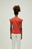 Mudra T-Shirt Ginger Tarçın Basic Kadın Tişört
