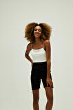 Vinyasa Crop-Top Off-White Beyaz Kadın Atlet