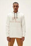 Bad Bear Erkek Kırık Beyaz Hoodie Brand Hoodıe