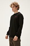 Bad Bear Bisiklet Yaka Siyah Erkek Sweatshırt 22.02.12.004 ROUND CREWNECK