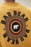 Bad Bear Erkek Hardal Sweatshirt Rounad Crewneck