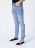 Palermo Jeans Buz Mavi Erkek Denim Pantolon