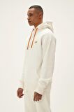 Bad Bear Blaze Erkek Cepli Kapüşonlu Krem Rengi Sweatshirt Hoodie