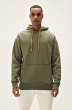 Bad Bear Bisiklet Yaka Yeşil Erkek Sweatshırt 22.02.12.037 BLAZE HOODIE