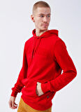 Bad Bear Bisiklet Yaka Kırmızı Erkek Sweatshırt 22.02.12.014 PUCKER BEAR HOODIE