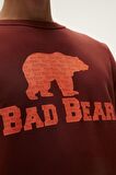 Bad Bear Bisiklet Yaka Kahve Erkek Sweatshırt 22.02.12.007 LOGO CREWNECK