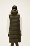 Wayfarer Vest Haki Yeşil Kadın Puffer Yelek