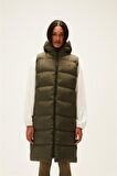 Wayfarer Vest Haki Yeşil Kadın Puffer Yelek