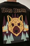 Bad Bear Bisiklet Yaka Siyah Erkek Sweatshırt 22.02.12.028 GEOFOX CREWNECK