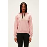 Bad Bear Frost Kapüşonlu Kadın Pembe Sweatshirt