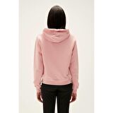 Bad Bear Frost Kapüşonlu Kadın Pembe Sweatshirt