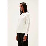 Phoebe Crewneck Off-White Beyaz Kadın Sweatshirt