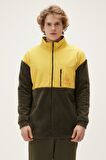 Poncy Full-Zip Thyme Yeşil Fermuarlı Erkek Polar Sweatshirt