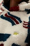 Mina Plush Hoodie Off-White Beyaz Peluş Kadın Kapüşonlu Sweatshirt