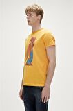 Bad Bear Baskılı Hardal Erkek T-Shirt 23.01.07.012_COCKEREL T-SHIRT