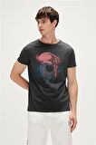 Bad Bear Baskılı Antrasit Erkek T-Shirt 23.01.07.021_PIRATE T-SHIRT
