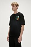 Bad Bear Baskılı Siyah Erkek T-Shirt 23.01.07.001_RE-BEAR T-SHIRT