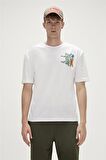 Bad Bear Baskılı Beyaz Erkek T-Shirt 23.01.07.001_RE-BEAR T-SHIRT